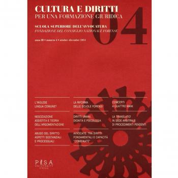 Cultura e diritti. Per una formazione giuridica (2014) (Vol. 4)