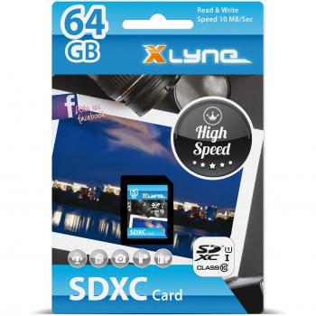 Xlyne 7364000 Scheda SDXC 64 GB Class 10, UHS-I