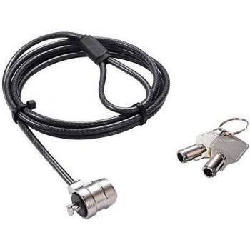 Dicota D30971 Cavo di Sicurezza Nero, Argento 2 m