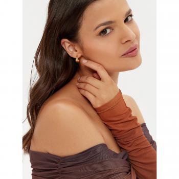 Pendientes Fluid de Plata y Oro Guess