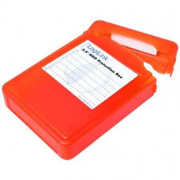 LogiLink Scatola di Protezione Disco Rigido da 3.5 Blu Arancione