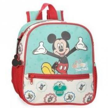 Mochila escolar Mickey Mouse Poliéster Multicolor