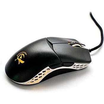 Souris Ducky Feather Huano RGB (Nero/Bianco)