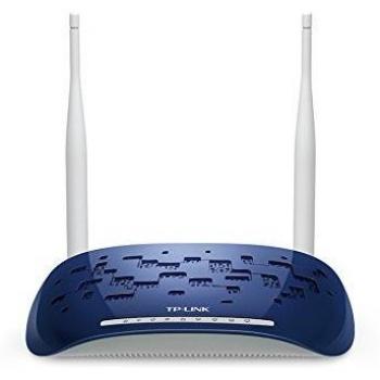 TP-LINK TD‑W8960N Modem Router Wireless N300 ADSL2+ Blu