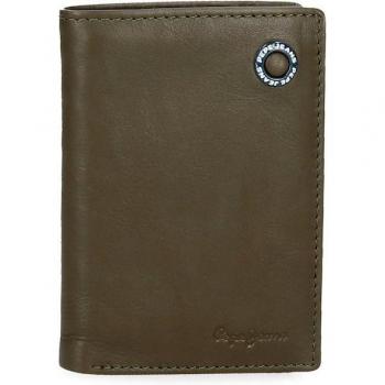 Pepe Jeans para hombre. Cartera de piel Badge vertical con monedero Ca