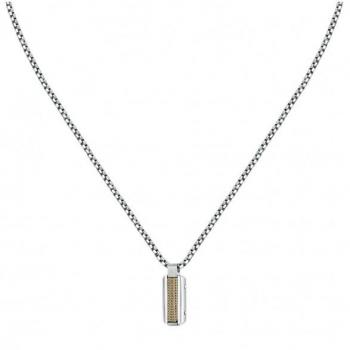 Sector No Limits Collar de Hombre Acero Oro Amarillo IP SZS113