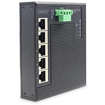 Digitus DN-651126 Switch Ethernet industriale 5 Porte 10/100/1000 MBit/s