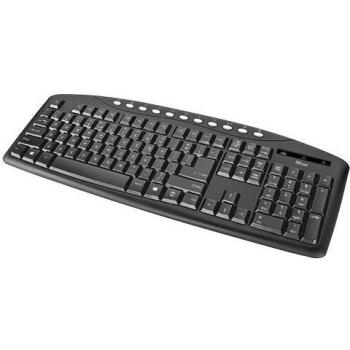 Tastiera Trust Full-Size USB con tasti multimediali nero