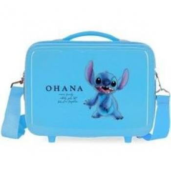 Disney Neceser Fun Stitch Ohana Azul