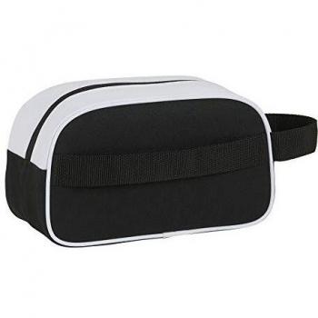 Safta Real Madrid Neceser Unisex Niños Blanco/Negro 260x120x150 mm