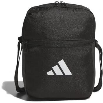 Adidas Bandolera Básica Negro Puro y Blanco