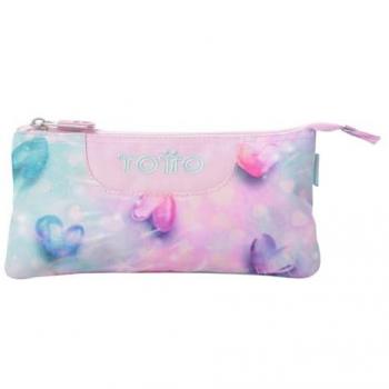 Estuche Escolar “Tablero” con 3 Compartimentos