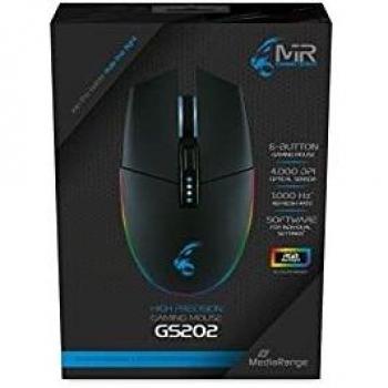 Mouse ottico con cavo da gaming 6 pulsanti