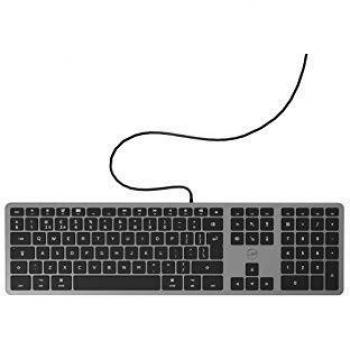 Mobility LAB ML311890 Tastiera USB QWERTY Inglese UK per Mac Grigia