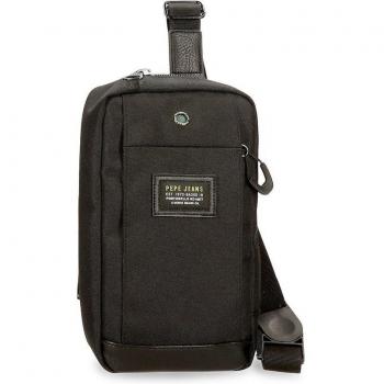 Pepe Jeans. Bandolera riñonera Leighton negro