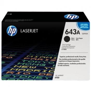 HP Q5950A/643A Toner cartridge black, 11K pages/5% for HP Color LaserJet 4700