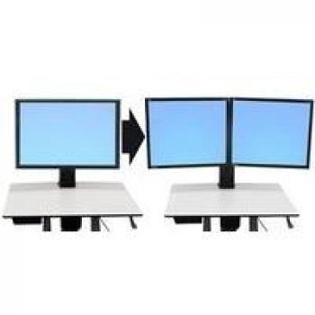 Conversione Ergotron WorkFit-C HD da Singolo a Doppio Monitor