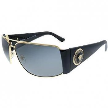 Versace 0Ve2163, Gafas de Sol para Hombre, Marrón (Gold/Black/Grey), 63