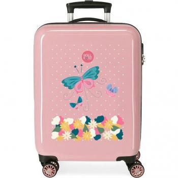 Maleta de Cabina Roll Road Precious Flower rígida 55cm