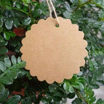 Etiquetas de Papel Kraft 500 Piezas