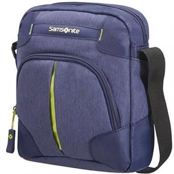 Samsonite Rewind Corssolver Bolso Bandolera, 23 cm, 4,5 L, Color Azul (Dark Blue)