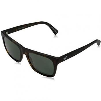 Emporio Armani 0EA4142 Gafas de Sol Matte Havana/Green 55/19/145 para Hombre