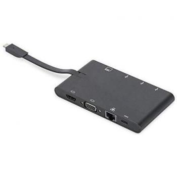 Digitus Digitus DA-70865 replicatore di porte e docking station per notebook USB 3.1 (3.1 Gen 2) Type-C Nero