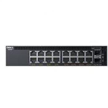 Dell X-Series X1018P Managed Layer 2+ Gigabit Ethernet (10/100/1000) Black 1U Power over Ethernet (PoE)
