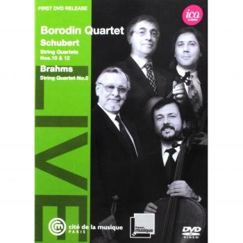 Schubert: String Quartet 10, 12; Brahms: String Quartet 2 (DVD) Borodin Quartet