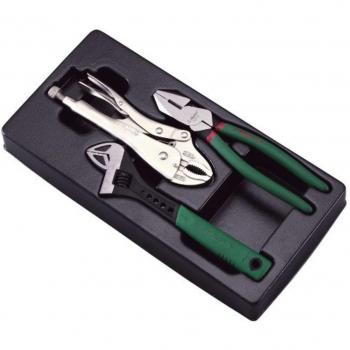 Inserto para carril de herramientas HANS 3 piezas