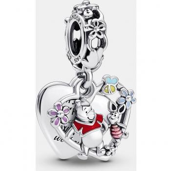 Charm Pandora Colgante Doble Winnie the Pooh y Piglet de Disney 792214C01