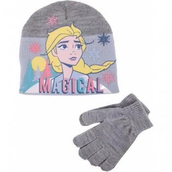 Jardín de Nieve Infantil Disney: Conjunto con Sombrero y Guantes