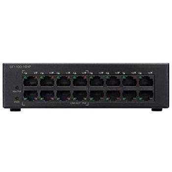 Cisco SF110D-16 Switch non gestito 16 porte Fast Ethernet desktop con protezione limitata a vita (SF110D-16-EU)
