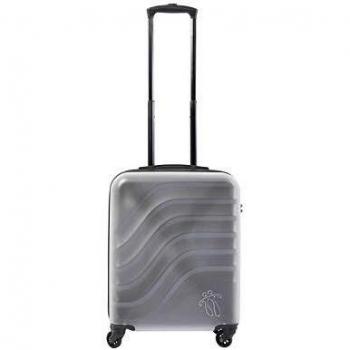 Totto-Maleta Trolley Cabina Transparente/Negro