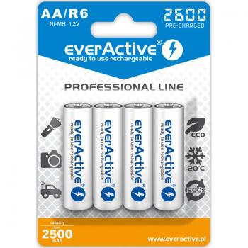 Batería Recargable EverActive AA 2600 mAh