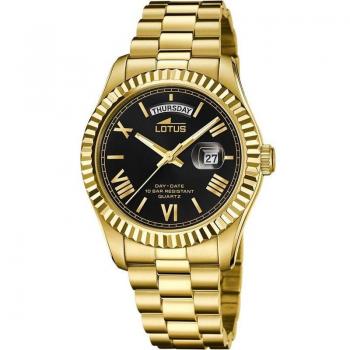 Reloj LOTUS Para Hombre 18857 Freedom Caja de Acero inoxidable 316l Dorado