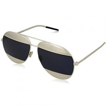 Dior DIORSPLIT1 KU 010 59 Gafas de sol, Gris (Palladium/Blue Avio), Mujer