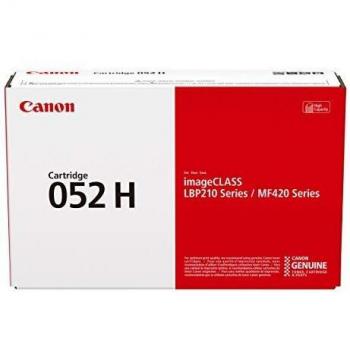 Cartuccia di toner Canon 052H TONER NERO con Rendimento 3.100 Pagine, Imballo in cartone