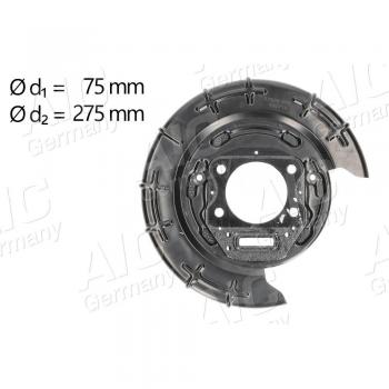 Chapa Deflectora AIC 57008 para Disco de Travão