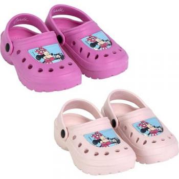 Zuecos Minnie Mouse Playa Rosa Talla 28/29