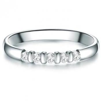 Anillo Triláni de Plata Transparente