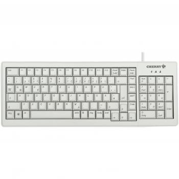 Cherry XS Tastiera Casa USB QWERTZ Tedesco Grigio