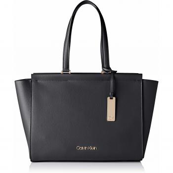 Calvin Klein ENFOLD SHOPPER Mujer Bolsos bandolera Negro 14x32x48 centímetros