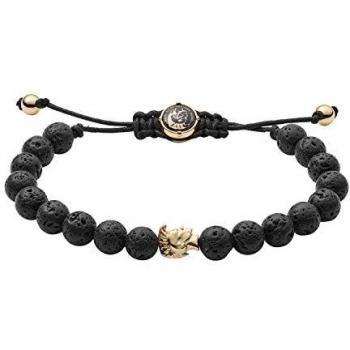 Pulsera semipreciosa Diesel para hombre con cierre deslizante