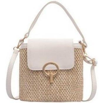 Bolso de Hombro Informal de Paja para Mujer
