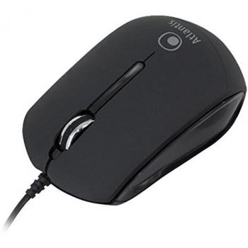 Atlantis P009-KM23-BK Mini Mouse Ambidextrous USB Type-A Optical 1000 DPI, Black