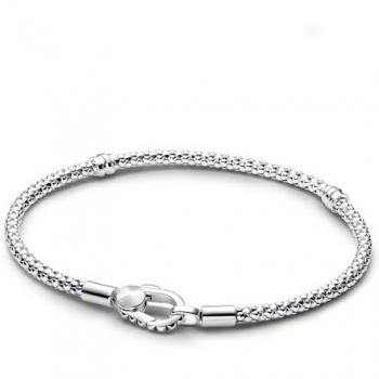 Pandora Moments Cadena de 19 cm con Cierre de Tachuelas