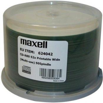 Maxell CD‑R 700 MB 52 × 80 mm Fuso, disco ottico di stampa