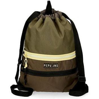 Mochila Saco Pepe Jeans Caden, Verde, 35x46 cm