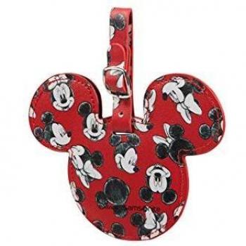 Samsonite Global Ta Disney Etiqueta de Equipaje, 13.5 cm, Rojo (Mickey/Minnie Rojo)